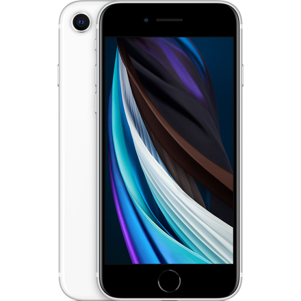 iPhone SE smarttelefon 128GB (hvit)