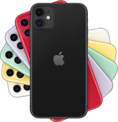 iPhone 11 smarttelefon 64GB (sort)