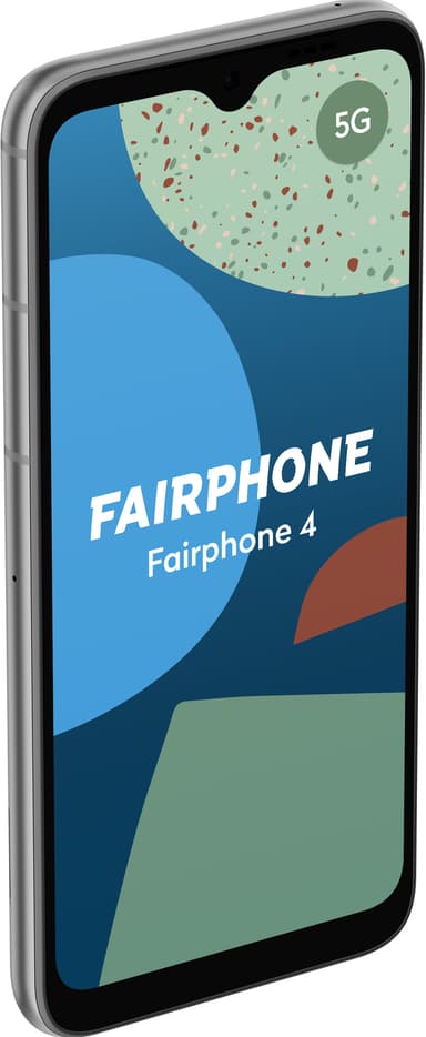 Fairphone 4 – 5G smarttelefon 6/128GB (grå)