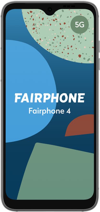 Fairphone 4 – 5G smarttelefon 6/128GB (grå)