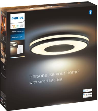 Philips Hue Being taklampe (sort)