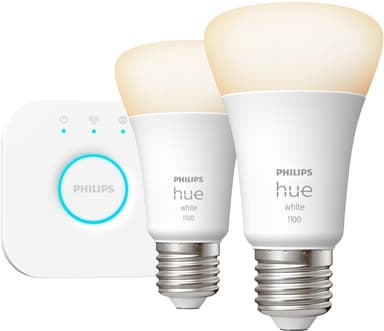 Philips Hue W 9,5W A60 E27 startpakke