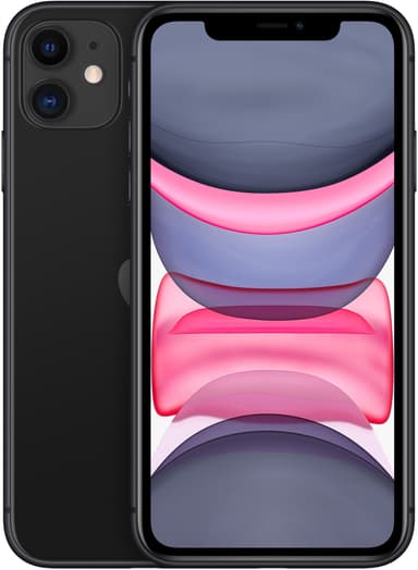 iPhone 11 smarttelefon 64GB (sort)