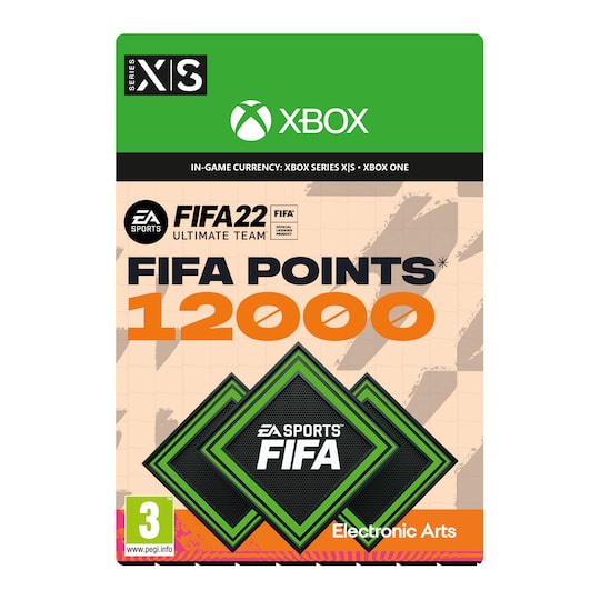 FIFA 22 FUT 12000 Ultimate Team Points - Xbox