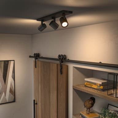 Philips Hue Runner spotlys 3x5W 230V (sort)