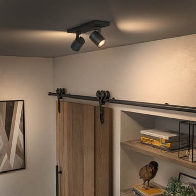 Philips Hue Runner spotlys 2x5W 230V (sort)