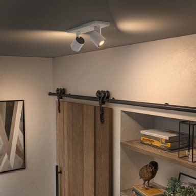 Philips Hue Runner spotlys 2x5W 230V (hvit)
