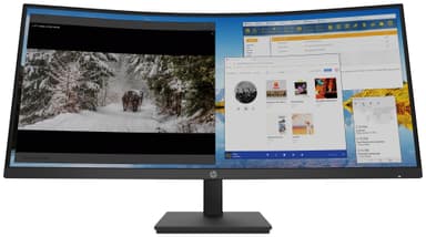 HP M34d WQHD 34" buet PC-skjerm