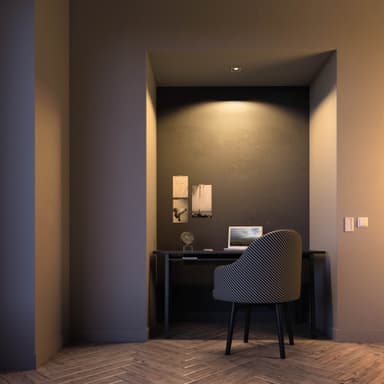 Philips Hue Milliskin innfelt spotlys S. (aluminium)