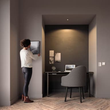 Philips Hue Milliskin innfelt spotlys S. (aluminium)