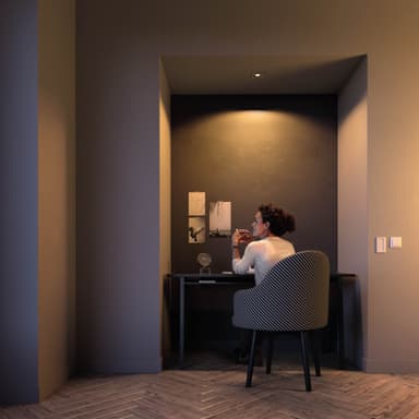 Philips Hue Milliskin innfelt spotlys S. (aluminium)