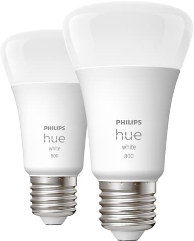 Philips Hue W 9W A60 E27 2-pk.