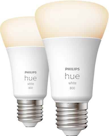 Philips Hue W 9W A60 E27 2-pk.