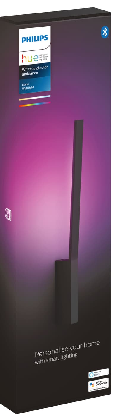 Philips Hue Liane vegglampe 12W 24V (sort)