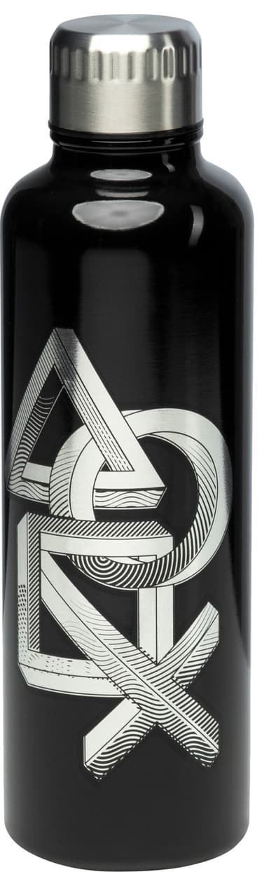 Play PlayStation Metal Water Bottle 480 ml flaske (sort)
