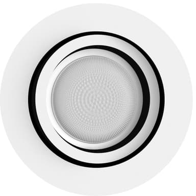 Philips Hue Milliskin innfelt spotlys R. (hvit)