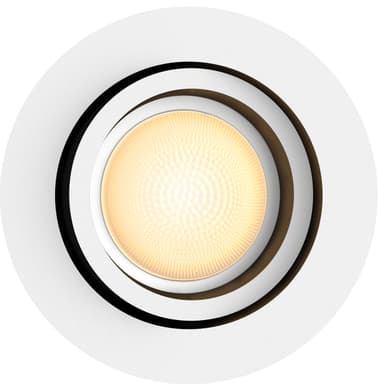 Philips Hue Milliskin innfelt spotlys R. (hvit)
