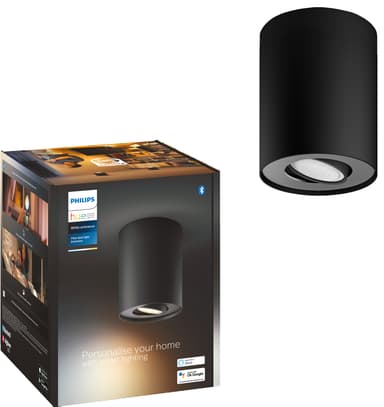 Philips Hue Pillar spotlys utvidelse (sort)