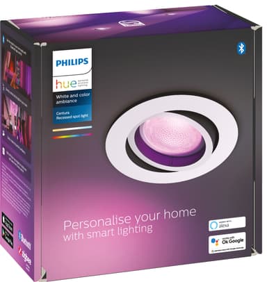 Philips Hue Centura innfelt taklys (hvit)