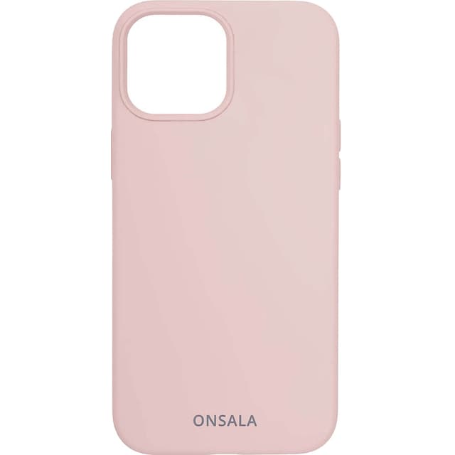 Onsala iPhone 13 Mini silikondeksel (sand pink)