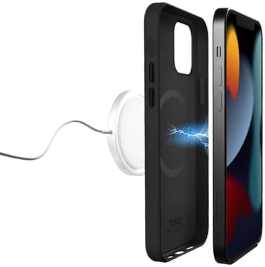 Puro Sky iPhone 13 deksel med MagSafe (sort)