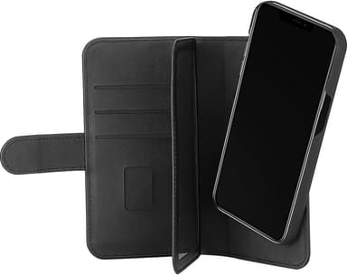 Gear 2-i-1 7 Cards lommebokdeksel til iPhone 13 (sort)