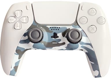 Piranha skall til PS5-kontroller (blå camo)