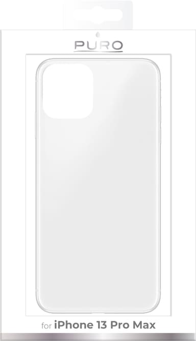 Puro 0.3 Nude iPhone 13 Pro Max deksel (transparent)