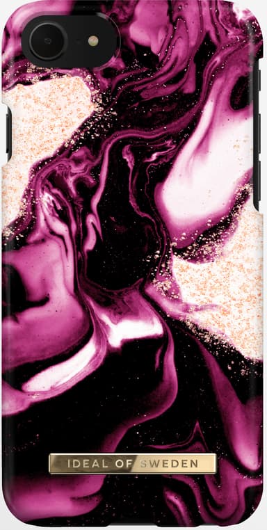 iDeal of Sweden deksel til iPhone 7/8/SE Gen. 3 (golden ruby marble)