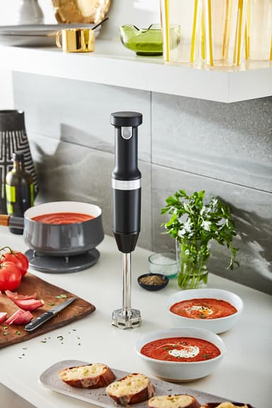 KitchenAid trådløs stavmikser 5KHBBV53EBM (matt sort)