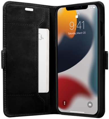 Dbramante1928 Copenhagen Slim lommebokdeksel til iPhone 13 (sort)