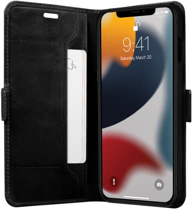 Dbramante1928 Copenhagen Slim lommebokdeksel iPhone 13 Pro Max (sort)