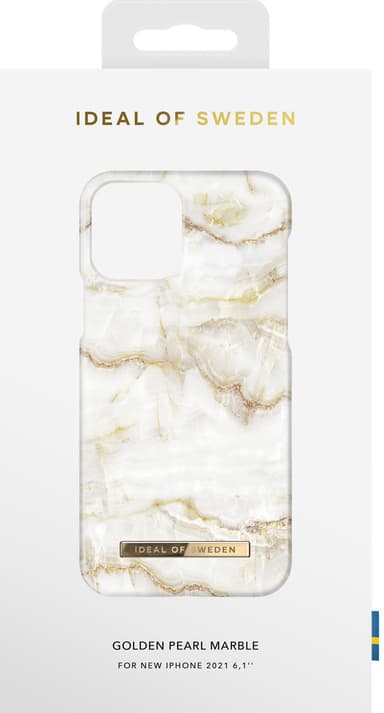 iDeal of Sweden deksel for iPhone 13 Pro  (Golden Pearl Marble)