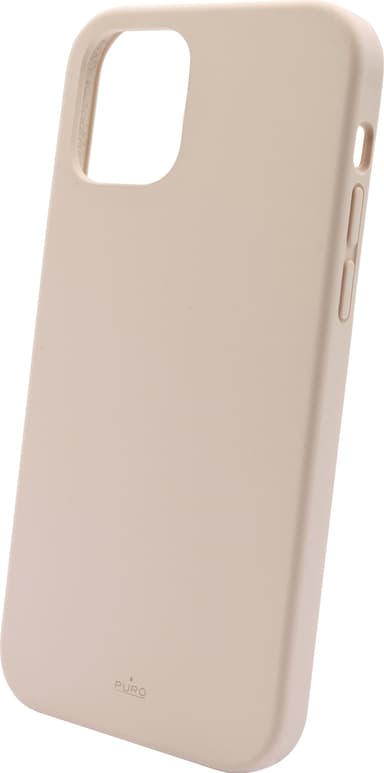 Puro Icon silikondeksel til iPhone 13 Pro (sort)