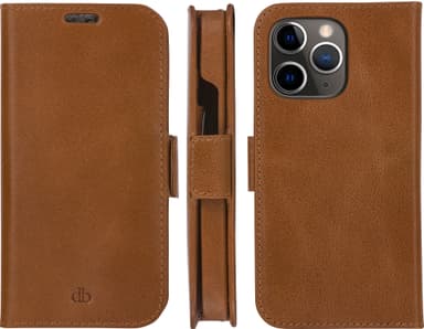 Dbramante1928 Lynge lommebokdeksel til iPhone 13 (tan)