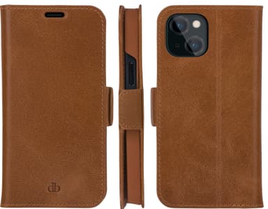 Dbramante1928 Copenhagen Slim lommebokdeksel til iPhone 13 (tan)