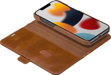 Dbramante1928 Lynge lommebokdeksel til iPhone 13 (tan)