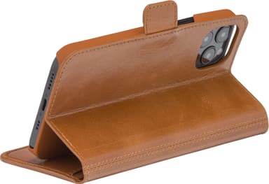 Dbramante1928 Copenhagen Slim lommebokdeksel til iPhone 13 (tan)