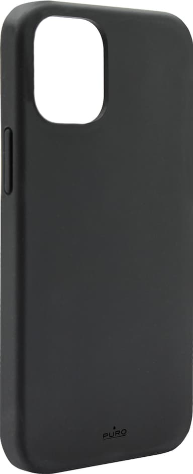 Puro Icon silikondeksel til iPhone 13 mini (sort)