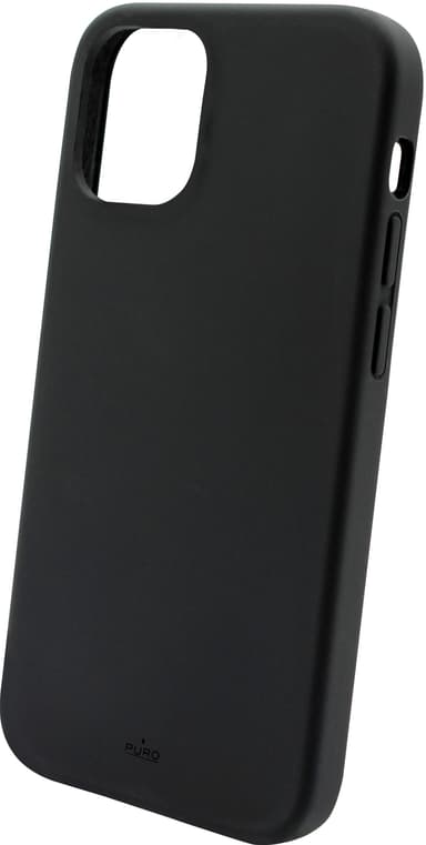 Puro Icon silikondeksel til iPhone 13 mini (sort)
