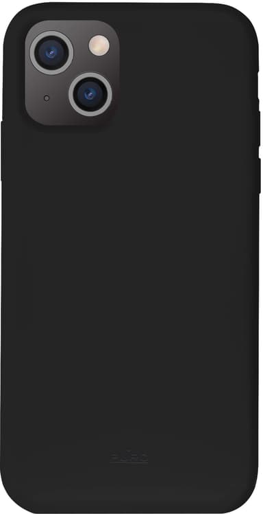 Puro Icon silikondeksel til iPhone 13 mini (sort)