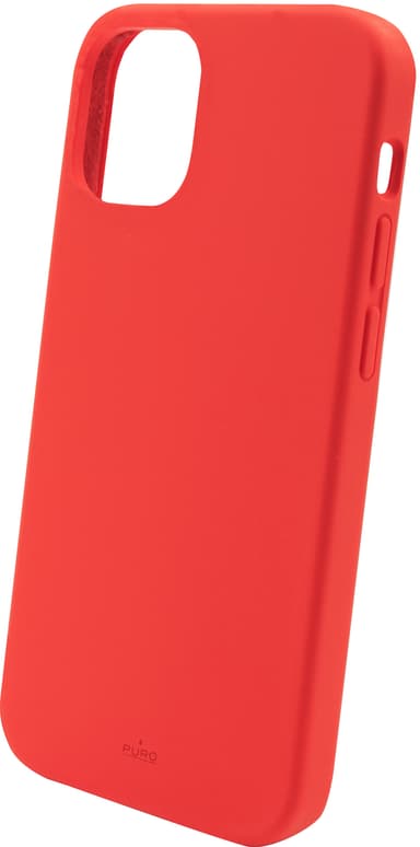 Puro Icon silikondeksel til iPhone 13 (rød)