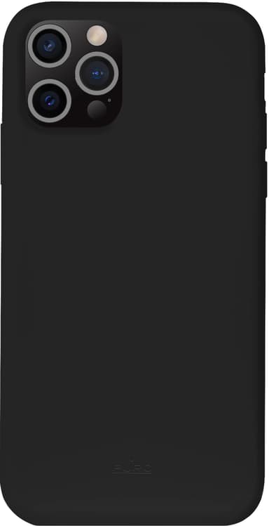 Puro Icon silikondeksel til iPhone 13 Pro Max (sort)
