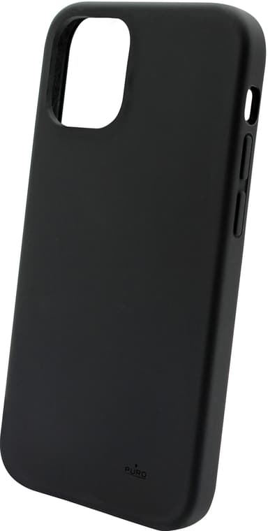 Puro Icon silikondeksel til iPhone 13 Pro Max (sort)