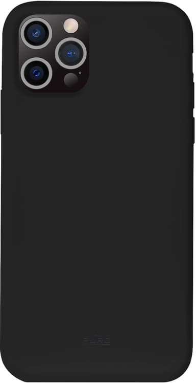 Puro Icon silikondeksel til iPhone 13 Pro (sort)
