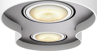 Philips Hue Pillar dobbelt spotlys 2x5W (hvit)
