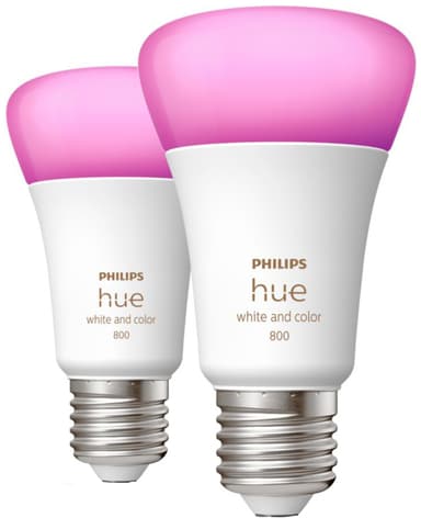 Philips Hue WCA 6,5W A60 E27 2-pk.