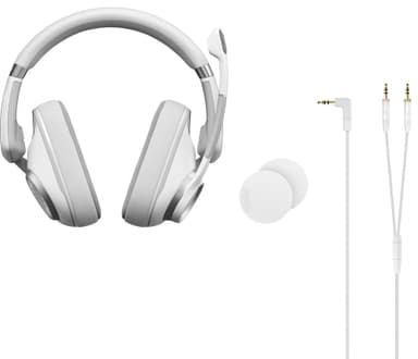 EPOS H6Pro Closed gaming headset (hvit)