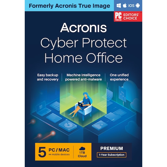 Acronis Cyber Protect Home Office Premium 5 Computers + 1TB Cloud