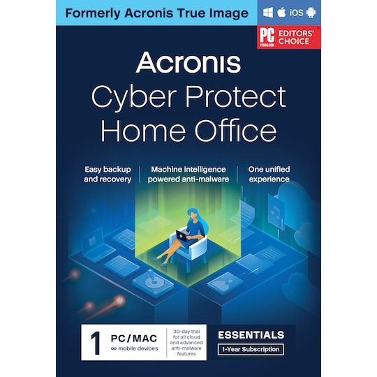 Acronis Cyber Protect Home Office Essentials 1 Computer